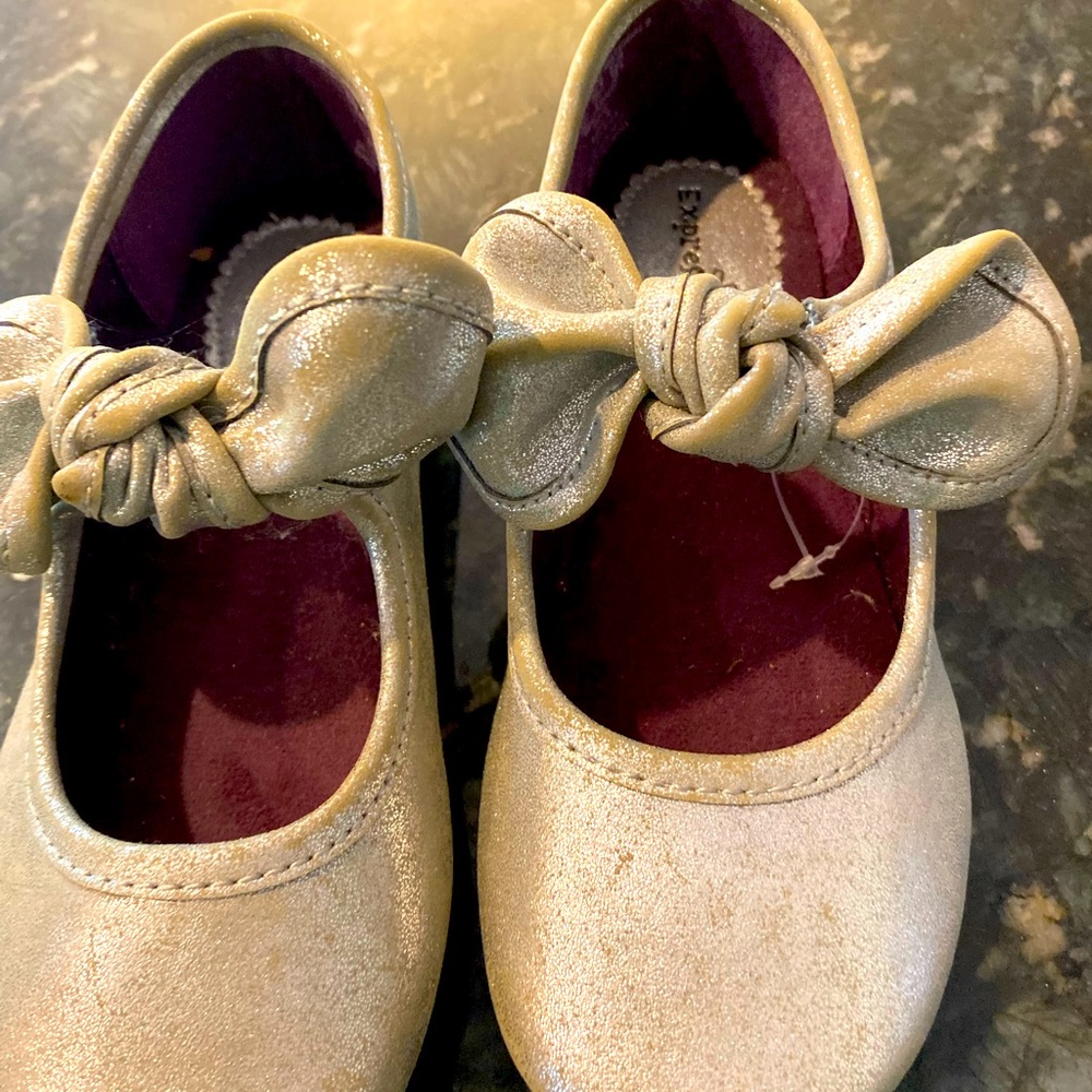 Silver shoes
